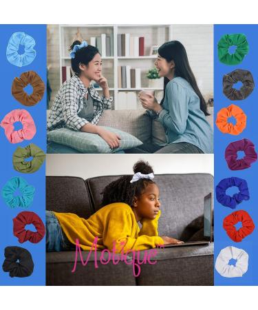 Large Red Scrunchie Set - Pack of 2 | Hair Accessories for Women - Buy Online on GoSupps.com