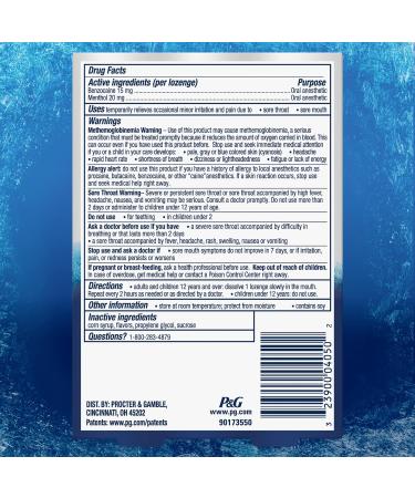 Vicks VapoCool Sore Throat Lozenges - Winterfrost - 16 Count - Buy Online on GoSupps.com