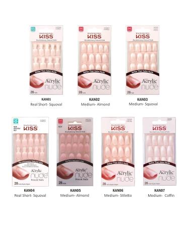 KISS Acrylic Nude French Nails - 64269 Serenity | Buy Online & Ship Internationally - Buy Online on GoSupps.com