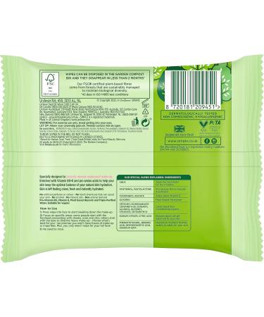 Simple Cleansing Face Wipes Biodegradable 50pc - Buy Online on GoSupps.com