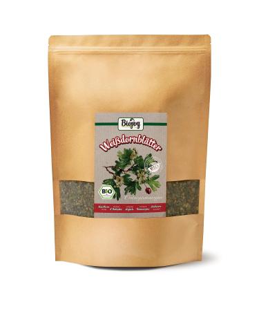 Biojoy ORGANIC Hawthorn Tea (500 g) Hawthorn leaves cut Hawthorn Tea (Crataegus Monogyna) 500 gr