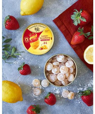  Cavendish & Harvey Cavendish & Harvey Double Fruit Drops Lemon Strawberry 9 x 175g - Buy Online on GoSupps.com