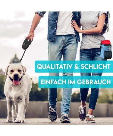 Dog is K nig 5m Roller Leash | High-Quality Extendable Dog Leash for Small & Large Dogs | Robust with Smart Brake System | Ideal for 15-50kg - Night Black - Buy Online on GoSupps.com