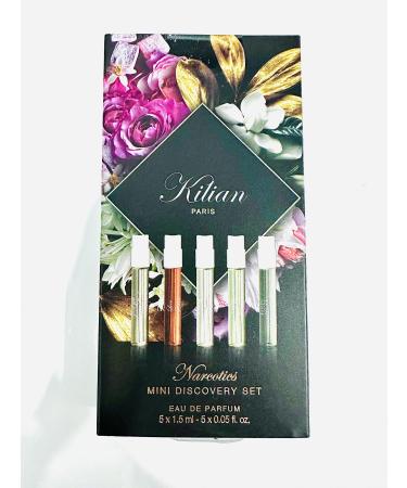 Kilian narcotics mini discovery set 5 different parfum sample set 5 x 1.5 ml - 5 x 0.05 fl oz. good girl gone bad love dont be shy rolling in love voulez roses on ice