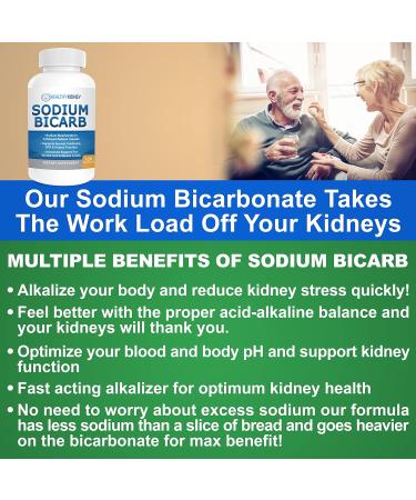 Kidney Restore & Sodium Bicarb 2 Pack Kidney Cleanse Natural Supplement Sodium Bicarbonate Buffer Acid Naturally - Buy Online on GoSupps.com