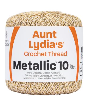 Aunt Lydia's Classic Crochet Thread Size 10 Jumbo-Natural, 1 count