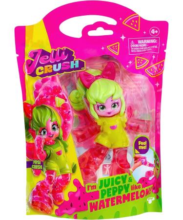 Jelli Crush 18507 Pipsi Crush Squishy Smooshy Stretchy Watermelon Pixie Themed Doll with Unique Charm Inside Medium (Pack of 2) - Buy Online on GoSupps.com