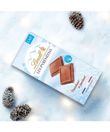 Lindt - LES PYRENEENS Tablet - Melting Milk Chocolate 150g - Buy Online on GoSupps.com