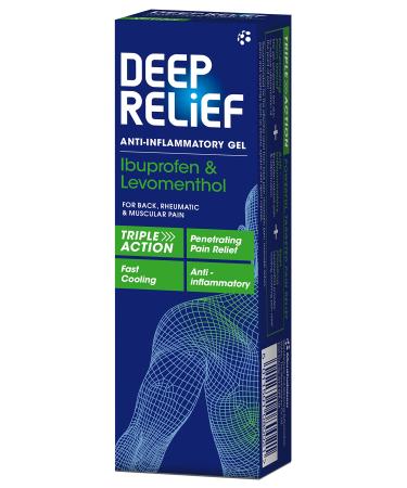 Deep Relief Triple Action Anti-Inflammatory Gel 50g 50 g (Pack of 1) - Buy Online on GoSupps.com