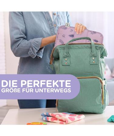 Jubi Small Purple Diaper Bag with Changing Mat & Extra Space - Stylish & Practical for On-the-Go Parents - Buy Online on GoSupps.com