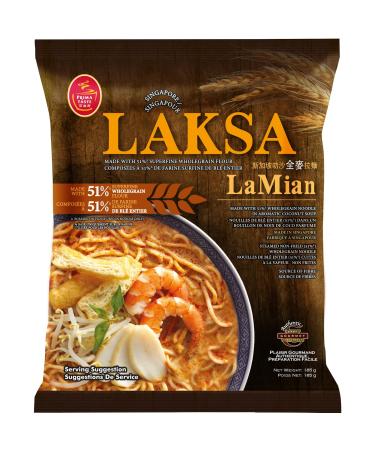 Prima Taste Laksa Wholegrain La Mian (Rated No 1 by The Ramenrater)