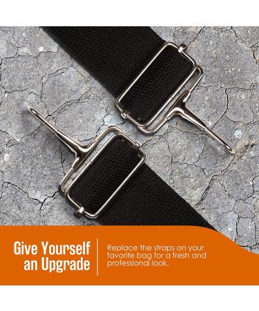 Houseables 1 Inch x 10 Yard Black Nylon Strapping - Heavy Duty Climbing Flat Strap for Bags, Backpacks, Belts - UV Resistant Fabric Webbing Material for Harnesses, Slings, Collars, Tow Ropes - Buy Online on GoSupps.com