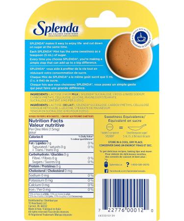 SPLENDA No Calorie Sweetener Minis 200ct - Buy Online on GoSupps.com
