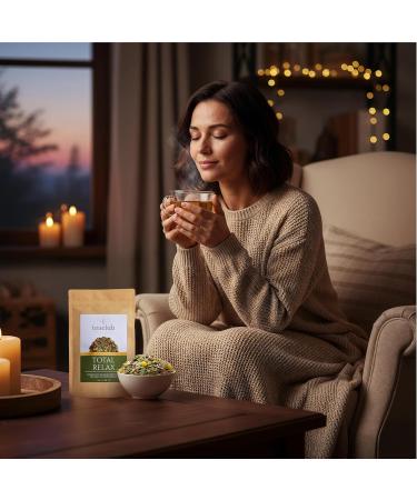 Total Relax Tisane basique en vrac 500 g m lange de th base de plantes la menthe m lisse camomille lavande th base de plantes TeaClub 500g - Buy Online on GoSupps.com