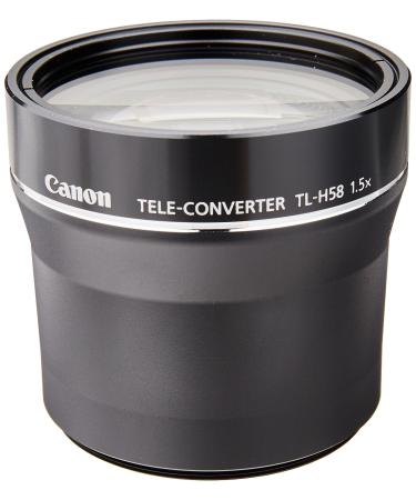 Canon Tele-Converter TL-H58 for Canon's XA15, XA11, XA45, XA40, XA65, XA60, VIXIA HF G50 and VIXIA HF G70 Professional Camcorder