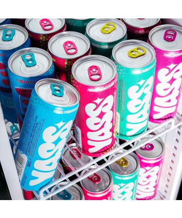 YASS Soda Pr biotique-Pack d couverte (RED'N BLUE BERRIES -CITRUS TWISTER- CHERRY COLA -PINKY LEMONADE)- Le Soda Sain & Styl qui Prend Soin de Ton Ventre -12 canettes de 33cl KIT MIX - Buy Online on GoSupps.com