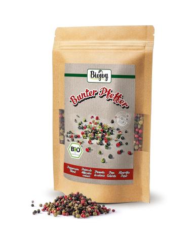 Buy Biojoy ORGANIC Colored Peppercorns (100g) - Premium Whole Pepper for Mills - International Shipping Available - Buy Online on GoSupps.com