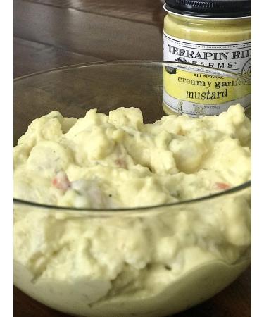Terrapin Ridge Farms Creamy Garlic Mustard - 8.5 oz Jar - Buy Online on GoSupps.com