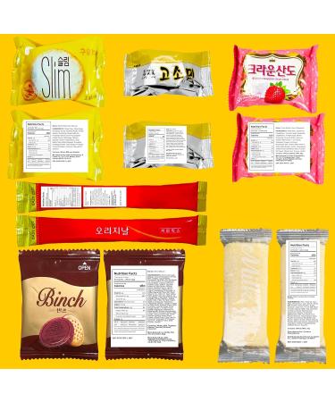 Seconde Nature Korean Snack Box Variety of Individually Wrapped Korean Snacks with Chips Cookies Ramen and Candy K-Food Lovers - Journey of Korea - 47 Count - Buy Online on GoSupps.com