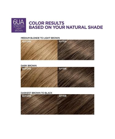 L'Oreal Paris Excellence Cool Supreme Ash Hair Color 100% Gray Coverage Dye with Anti-Brass Shampoo & Conditioner - 6.11 Ultra Light Brown - 1 Count - Buy Online on GoSupps.com