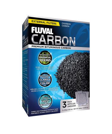 Fluval Carbon Filter Media for Aquariums 3.5 oz.