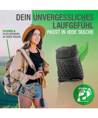 Buy WEWEE Barefoot Shoes for Women Gr. 35-43 - Feather-Light Flexible & Supportive Outdoor Footwear in Black (EU 40/41) - Perfect for Free Feet - Buy Online on GoSupps.com