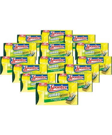 Buy Spontex Jumbo Anti-Fat Pot Cleaner - XL 14 Pack for Fast & Thorough Cleaning of Large Surfaces - Buy Online on GoSupps.com