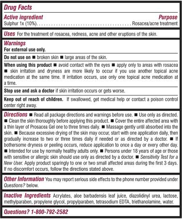 Prosacea Rosacea Treatment - 0.75 oz - Reduces Redness, Pimples, and Irritation - Buy Online on GoSupps.com