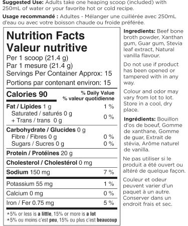 Ancient Nutrition Bone Broth Collagen Protein - Vanilla Formulated by Dr. Josh Axe Collagen Peptides Supports Joints Skin and Nails Made Without Added Sugar Gluten & Dairy 321 Grams - Buy Online on GoSupps.com