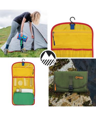 Lakeland Active Eskdale Fold Out Hanging Travel Toiletry Bag - Blue Colorblock for Men & Women - Buy Online on GoSupps.com
