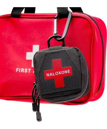 Naloxone Belt Pouch for Opioid Overdose Kits | Compact Design for Two Nasal Spray Doses | Customizable Attachment | Naloxone Accessories Compatible - Buy Online on GoSupps.com