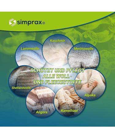 Simprax Fleece & Wool Detergent 5L | Plant-Based Skin-Friendly Effective Against Dirt & Mating | Softens Merino & Cashmere - Buy Online on GoSupps.com