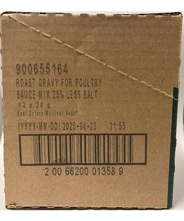 McCormick Gourmet Premium Quality Dry Sauce Mix Roast Poultry Gravy Less Salt 30g Case Pack 12 Count - Buy Online on GoSupps.com