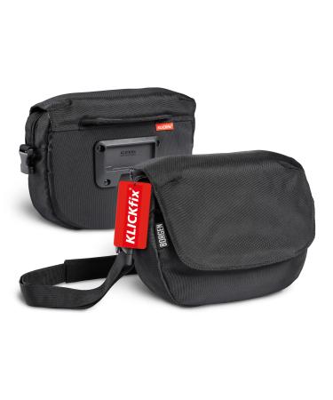 Borgen Klickfix handlebar pocket Bicycle - water -repellent and spacious bicycle handlebar bag 5 L - bicycle pocket handlebar without adapter black - Buy Online on GoSupps.com