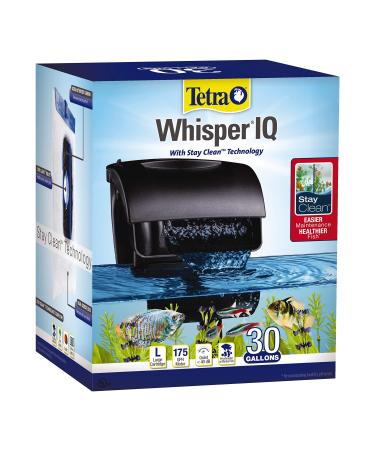 Tetra Whisper IQ Power Filter for Aquariums, with Quiet Technology 30-Gallon
