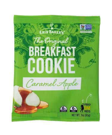 Erin Baker's The Original Breakfast Cookie Caramel Apple 12 Cookies 3 oz (85 g) Each