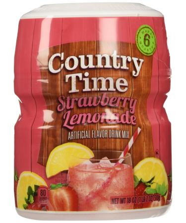 Country Time Strawberry Lemonade Drink Mix, 18 Ounce