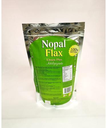 Nuestra Salud Nopal Flax Seed Original Meal Plus - 1lb/454g - 100% Natural Blend for Good Health - Ground Linaza Seed & Superfoods - Buy Online on GoSupps.com