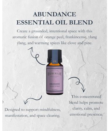 HMA | Abundance Essential Oil Blend Aromatic Ritual Oil with Orange Frankincense Ylang Ylang & Spices | Pure Diffuser Blend for Intentional Spaces | 0.33 FL Oz - Buy Online on GoSupps.com