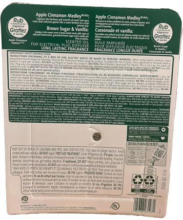 Air Wick Scented Oil Refills (Apple Cinnamon & Brown Sugar Vanilla Fragrance) 7 Packs Air Freshener - Buy Online on GoSupps.com