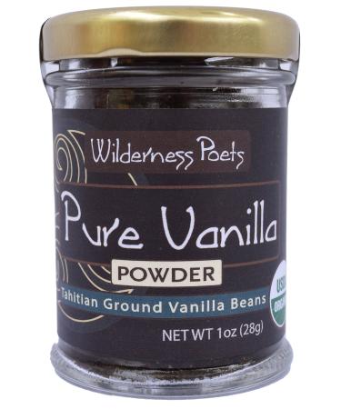 Wilderness Poets Pure Vanilla Powder Tahitian Ground Vanilla Beans 1 oz (28 g) - Buy Online on GoSupps.com