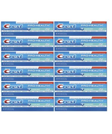Crest Pro-Health Toothpaste Clean Mint Travel Size TSA Approved 0.85 Ounce (Pack of 12) - Buy Online on GoSupps.com