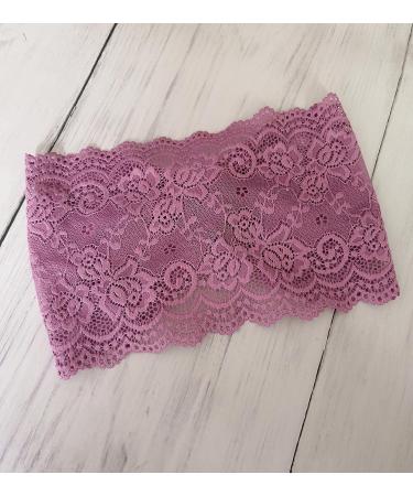 Oyabridal Lace Headband for Women - Lilac/Lavender | Church Headcovering - Buy Online on GoSupps.com