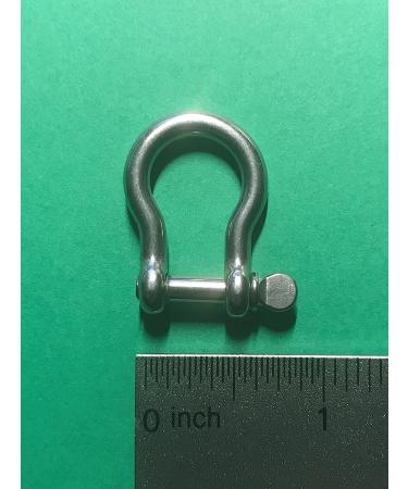 5 Pack Stainless Steel 316 Bow Shackle 5/32 (4mm) - Marine Grade - Buy Online on GoSupps.com