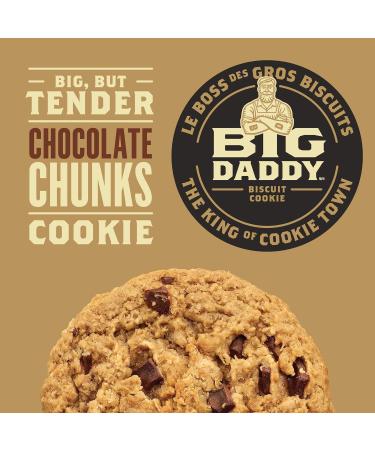 Big Daddy Chocolate Chunks Cookies Soft & Tender Home-Baked Style Gourmet Cookies Contains 8 Cookies (Individually Wrapped) 800g Chocolate Chunk Cookies - Buy Online on GoSupps.com