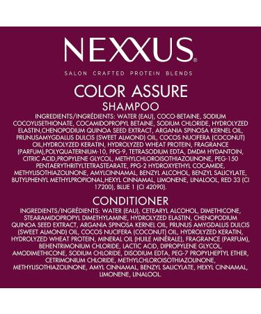 Nexxus Color Assure Shampoo & Conditioner Set - Enhances Hair Color for 40 Washes - 13.5oz, 2 Pack - Buy Online on GoSupps.com