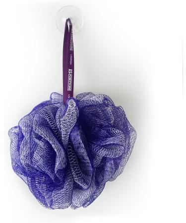 1541 London Exfoliating Bath & Shower Body Puff/Scrunchie/Buffer (Aubergine) - Buy Online on GoSupps.com