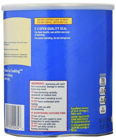 Crisco All-Vegetable Shortening 48 oz - Premium Quality Shortening for Baking and Cooking - Buy Online on GoSupps.com