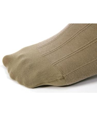 JOBST forMen Casual Knee High Compression Socks - 20-30 mmHg - Khaki Large - Men's Compression Socks - Buy Online on GoSupps.com