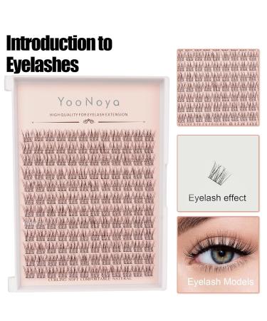 Shop Wispy Cluster Lashes - 144 Pcs Natural Individual Eyelashes | 12mm C D Curl DIY Extensions | Super Thin Band | International Shipping - Buy Online on GoSupps.com